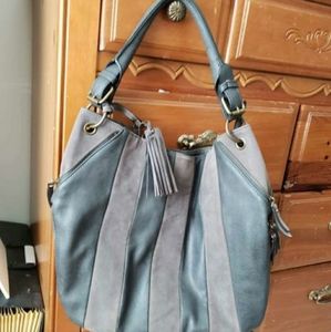 Large Leather Bogo Shoulder Bag